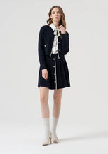 MINI KNITTED SKIRT FLARED WITH PLISSÈ EFFECT BY FRACOMINA FALL 25
