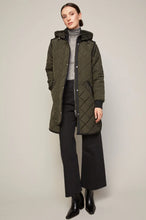 LIBBY QUILTED FULL ZIP COAT WITH REMOVABLE HOOD FALL 25