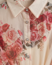 ROCOCO ORGANZA FLORAL DRESS