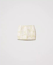 JACQUARD MINI SKIRT WITH HAND EMBROIDERY BY TWIN SET SPRING 25