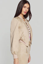 GENERATION LOVE SARIAH COTTON SATEEN BOMBER