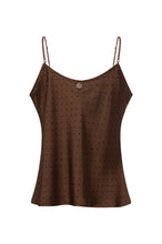 FRACOMINA TANK TOP CAMISOLE WITH POLKA DOTS PATTERN