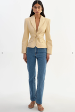 LA MARQUE WILEY | BELTED LEATHER BLAZER