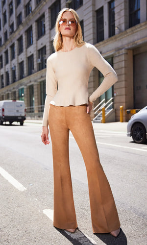 WESLEY VEGAN SUEDE PANTS BY GENERATION LOVE FALL 25