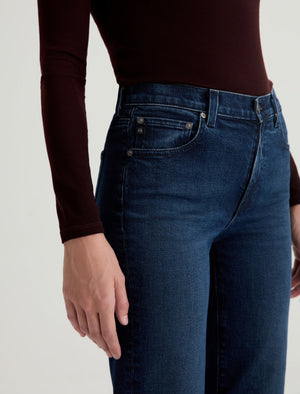 BRINLEY MID RISE STRAIGHT BY AG FALL 25