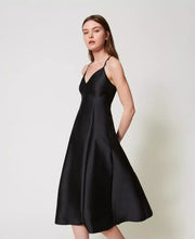 TWIN SET MIDI TECHNICAL TWILL DRESS