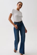 PISTOLA KYRA HIGH RISE BOWED WIDE LEG - INKWELL