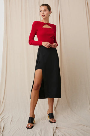 KIRA SKIRT BY RAILS FALL 24 HOLIDAY