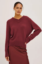 RAILS LIDYA SWEATER IN CRIMSON