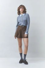 SUNCOO PARIS GASTI TWO TONECABLE KNIT CARDIGAN