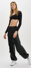 LAMARQUE BOBBI FAUX LEATHER CARGO PANTS