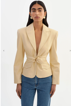 LA MARQUE WILEY | BELTED LEATHER BLAZER