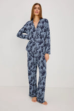 RAILS VARRA PYJAMA SET IN MUDNIGHT JAGUARS