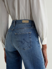 AG JEANS SAIGE WIDE LEG CROPPED MID RISE JEANS