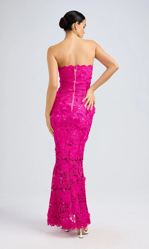 GENERATION LOVE SPRING25 MIRELLE 3D LACE DRESS