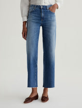 AG JEANS SAIGE WIDE LEG CROPPED MID RISE JEANS