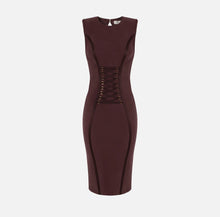 ELISABETTA FRANCHI CROSSOVER LACES DRESS
