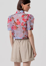 FRACOMINA CROPPED FLORAL SHIRT