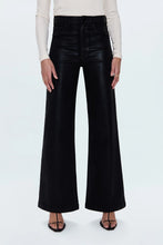 PISTOLA LANA HIGH RISE ULTRA WIDE COATED NOIR JEAN