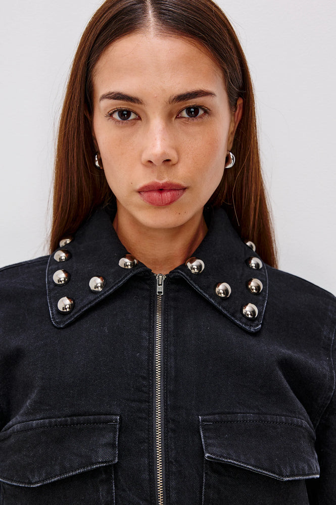 ROXBURY JACKET BLACK STONE STUDDED BY RAILS HOLIDAY 25
