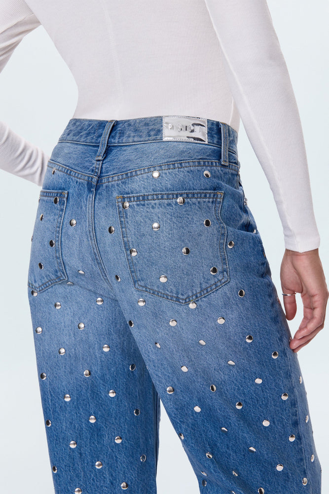 HENDRIX HIGH RISE BAGGY JEAN- CHARMED BY PISTOLA HOLIDAY 25