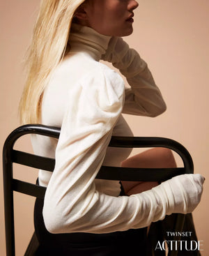 TURTLENECK WITH DRAPING BY TWIN SET FALL 25