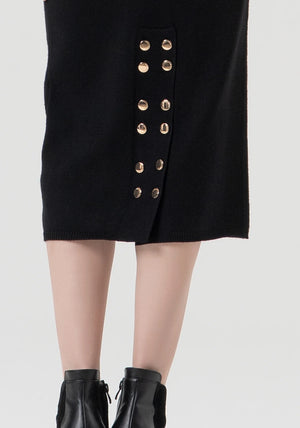 CARDIGAN /SKIRT SET REGULAR FIT DOUBLE BREASTED/SLIM SKIRT BY FRACOMINA FALL 25