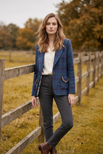 VILAGALLO BLUE/GREEN PLAID BLAZER