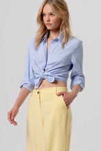 FRACOMINA GILET OVER FIT BLAZER AND FLARE PALAZZO PANT SET