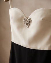 CHIARA BONI BLACK/WHITE GOWN