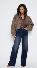 FRACOMINA PAILETTE BROWN CROPPED JACKET