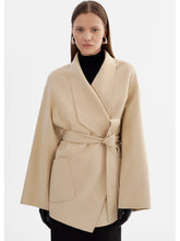 LAMARQUE MEKIA DOUBLE FACE WOOL COAT