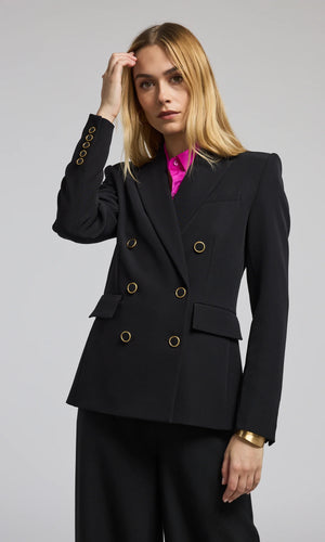 ARIELLE CREPE BLAZER FALL 24 HOLIDAY