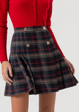 MINI SKIRT FLARED WITH TARTAN PATTERN BY FRACOMINA FALL 25