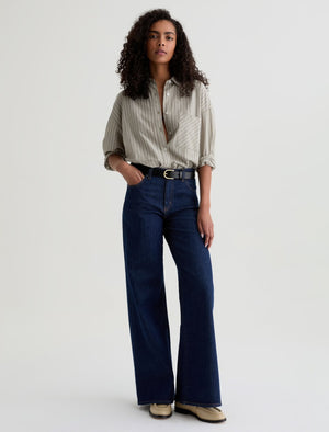 SAIGE WIDE LEG MID RISE FIT BY AG FALL 25