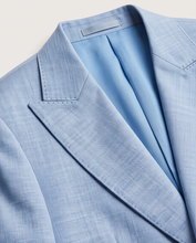 NORMEET SUITING IN YARN DYED BLUE