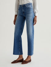 AG JEANS SAIGE WIDE LEG CROPPED MID RISE JEANS