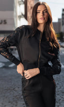 GENERATION LOVE MELANIE LACE COMBO BOMBER