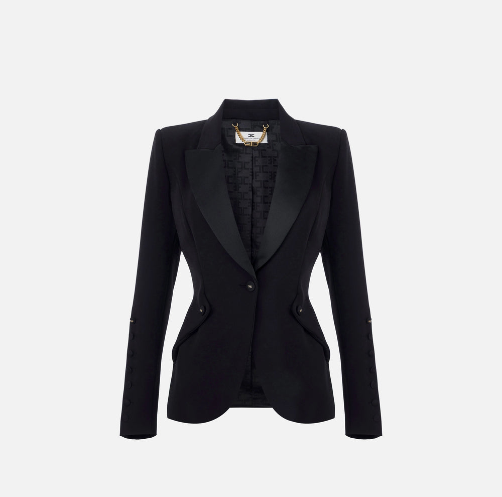 BLAZER IN LIGHTWEIGHT CRÊPE BY ELISABETTA FRANCHI FALL 25
