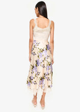 GENOA SKIRT MOONFLOWERWATERCOLOR BY CAMI NYC SPRING 25