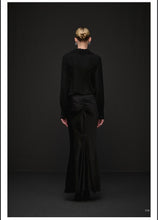 MILVA MI SATIN BLAZER/SKIRT SUIT