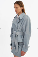LA MARQUE DHANA | SHORT SUEDE TRENCH COAT