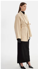 LAMARQUE MEKIA DOUBLE FACE WOOL COAT