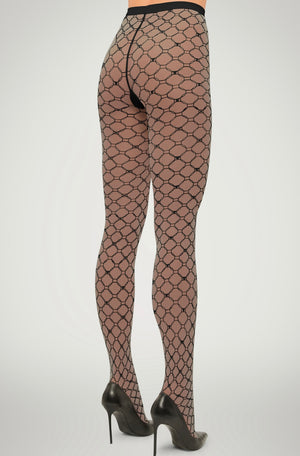 
            
                Load image into Gallery viewer, MONOGRAM TIGHTS BY WOLFORD SPRING 24
            
        
