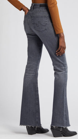 
            
                Load image into Gallery viewer, FARRAH RAW HEM HIGH WAIST BOOT CUT JEANS-14 YR ALBANY BY AG JEANS FALL 23
            
        