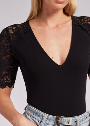 KATHLEEN LACE COMBO TOP BY GENERATION LOVE SPRING 24