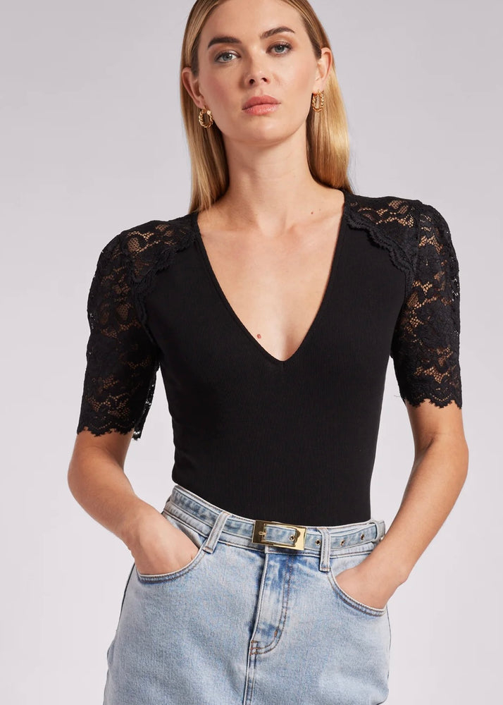 KATHLEEN LACE COMBO TOP BY GENERATION LOVE SPRING 24