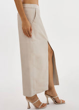 LAMARQUE ABIA LOW WAIST LEATHER MAXI SKIRT