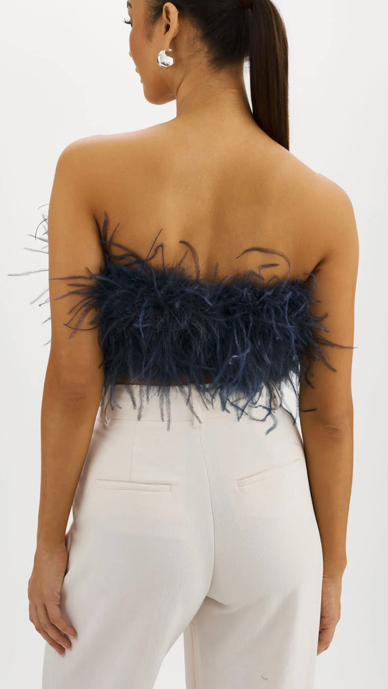 ZAINA | FEATHER BUSTIER BY LA MARQUE SPRING 24