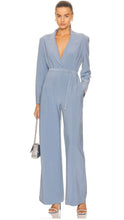 SINGLE BREASTED STRAIGHT WIDE LEG JUMPSUIT BY NORMA KAMALI FALL 24